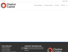 Tablet Screenshot of cloptoncapital.com